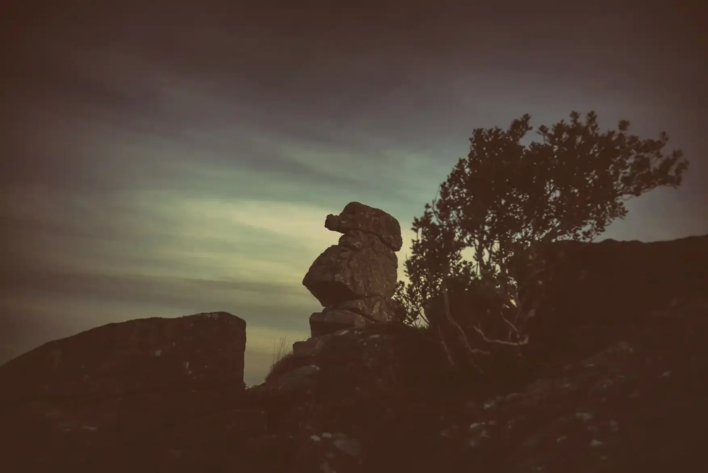 Bowerman's Nose on Dartmoor, side view