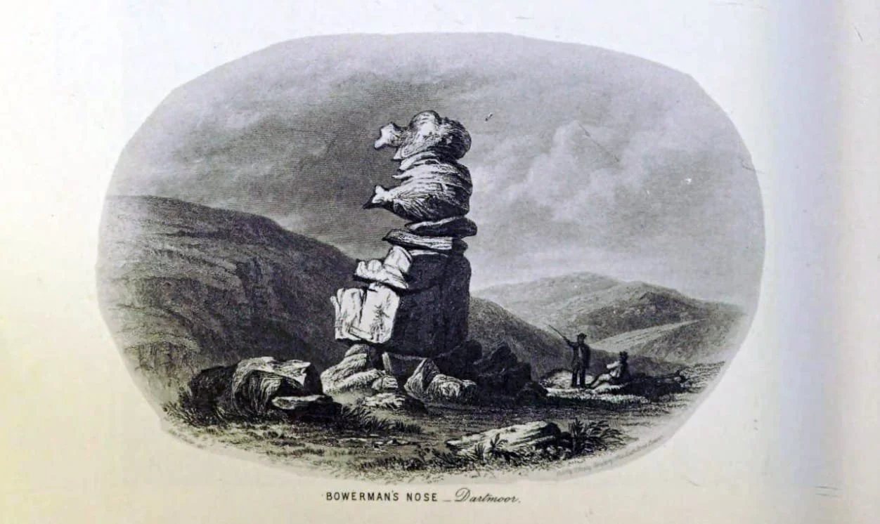 Engraving of Bowerman's Nose, from a drawing by John Tucker 1860