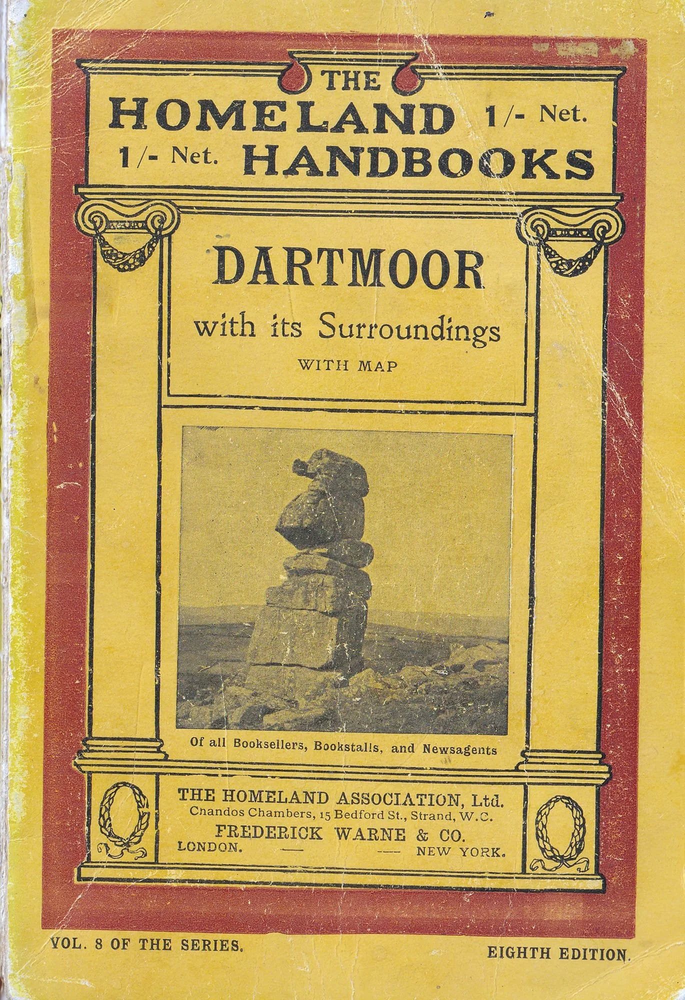 My own copy of "The Homeland Handbooks - Dartmoor", 1913 Edition