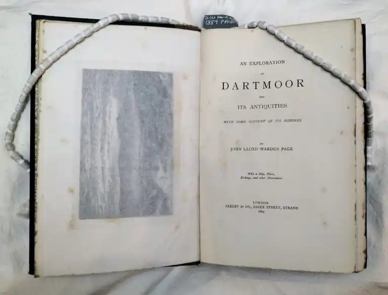 Fronispiece - An exploration of Dartmoor and its antiquities 1889