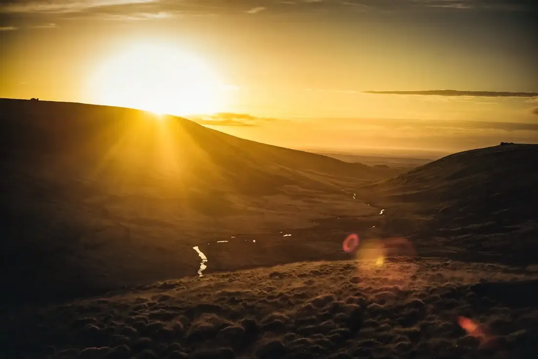 Sunset from Lints Tor