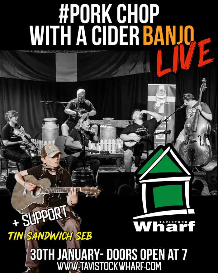 Pork Chop With A Cider Banjo support 'Tin Sandwich" Seb
