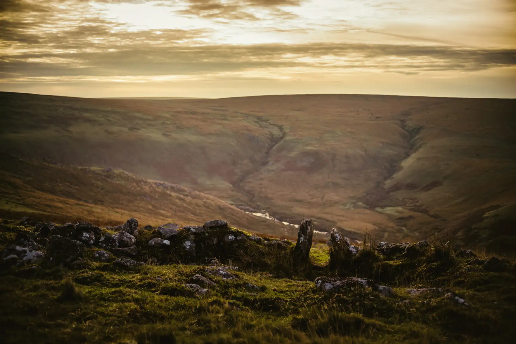 A Bronze Age hut circle on Dartmoor