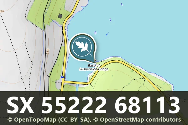 Base of Suspension Bridge