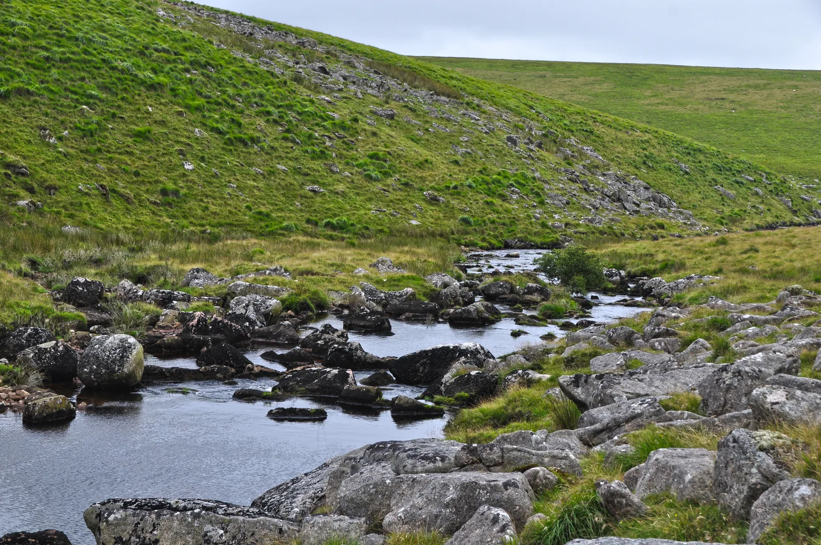 Hut circle, Watern Oke