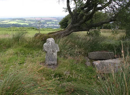 Stone cross adjoining Fitz or Fice's Well