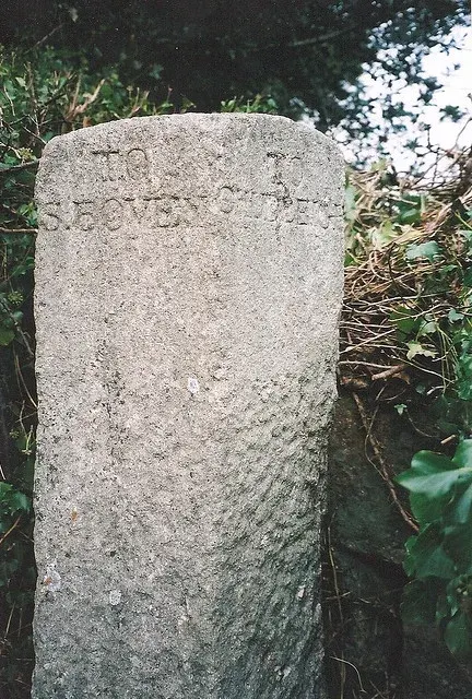 Direction Post, The Junction Of The Roads To Hennock Village And Warmhill