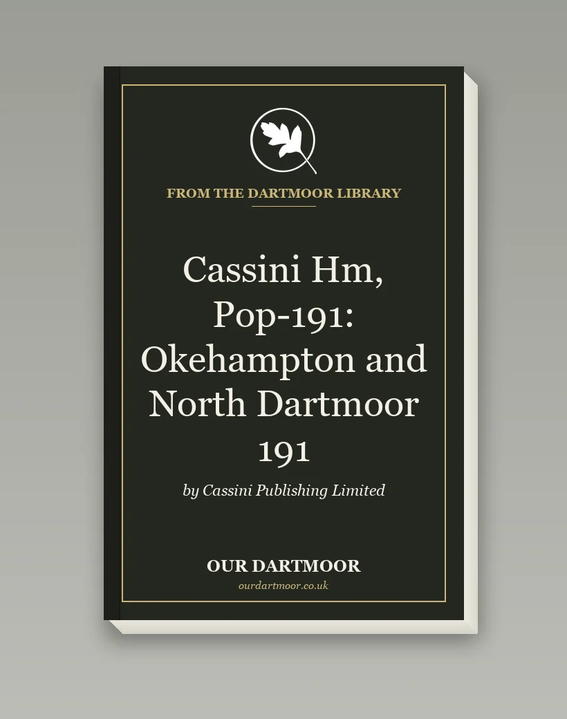Cassini Hm, Pop-191: Okehampton and North Dartmoor 191