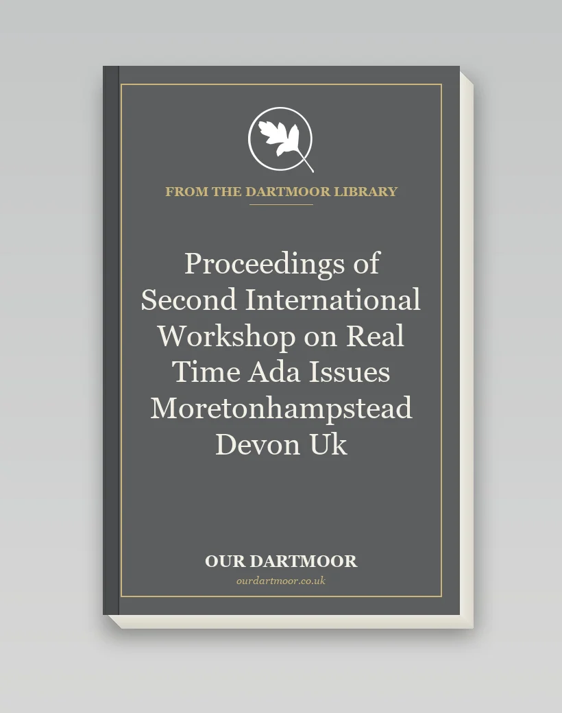 Proceedings of Second International Workshop on Real Time Ada Issues Moretonhampstead Devon Uk