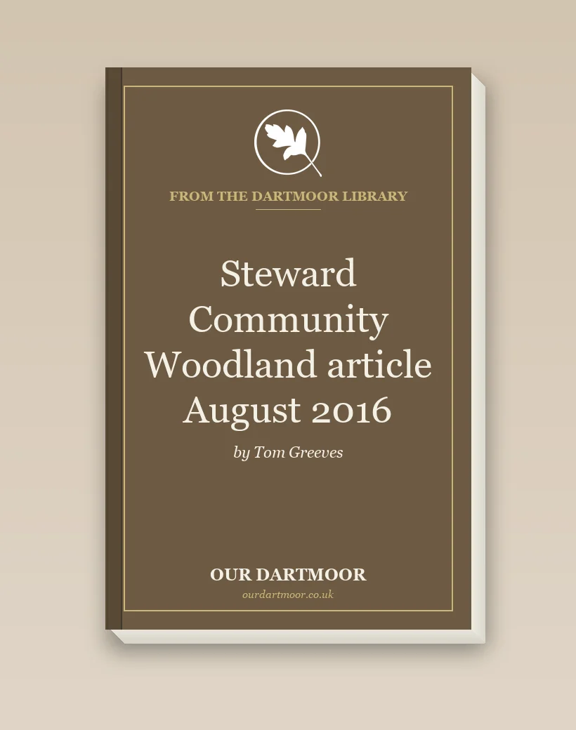 Steward Community Woodland article August 2016