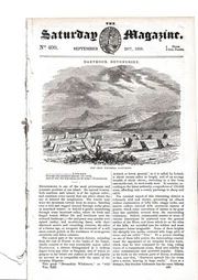 The Saturday Magazine September 29th 1838 Article about Dartmoor