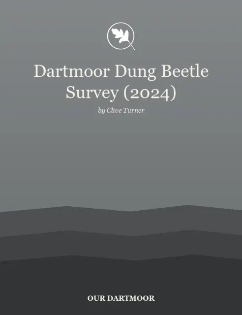 Dartmoor Dung Beetle Survey (2024)