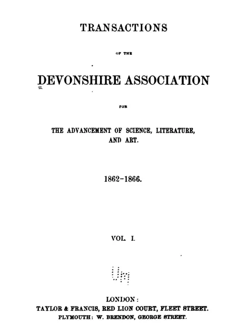 Transactions of the Devonshire Association