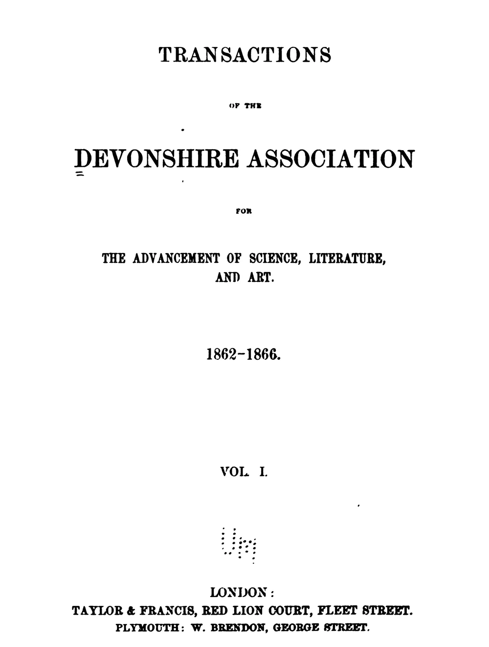 Transactions of the Devonshire Association