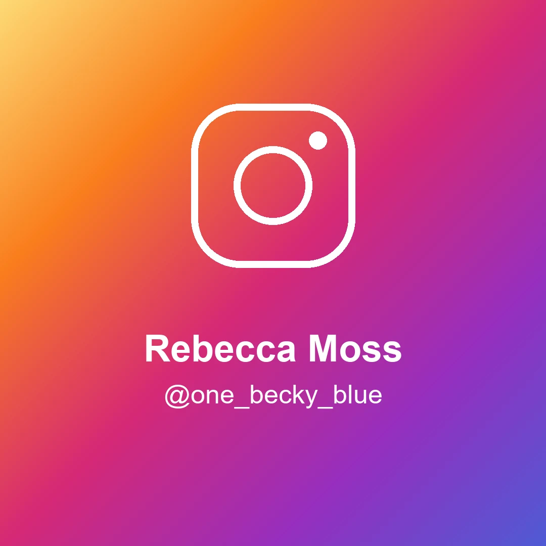 Rebecca Moss (@one_becky_blue)