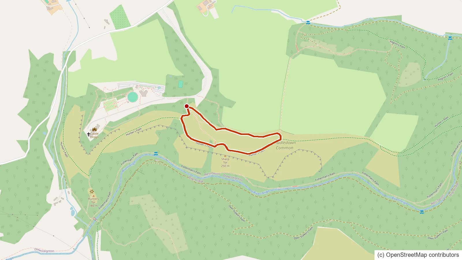 Piddledown Common Walk, Castle Drogo